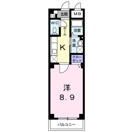 カーサミア十条の物件間取画像